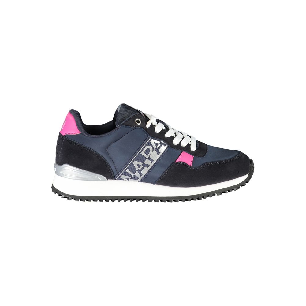 Blauer Polyester-Sneaker