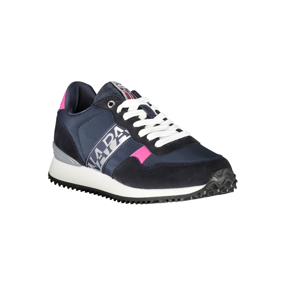 Blauer Polyester-Sneaker