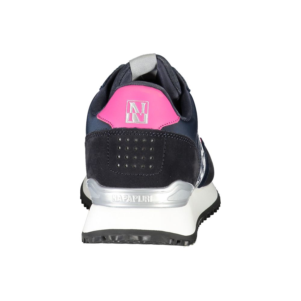 Blauer Polyester-Sneaker
