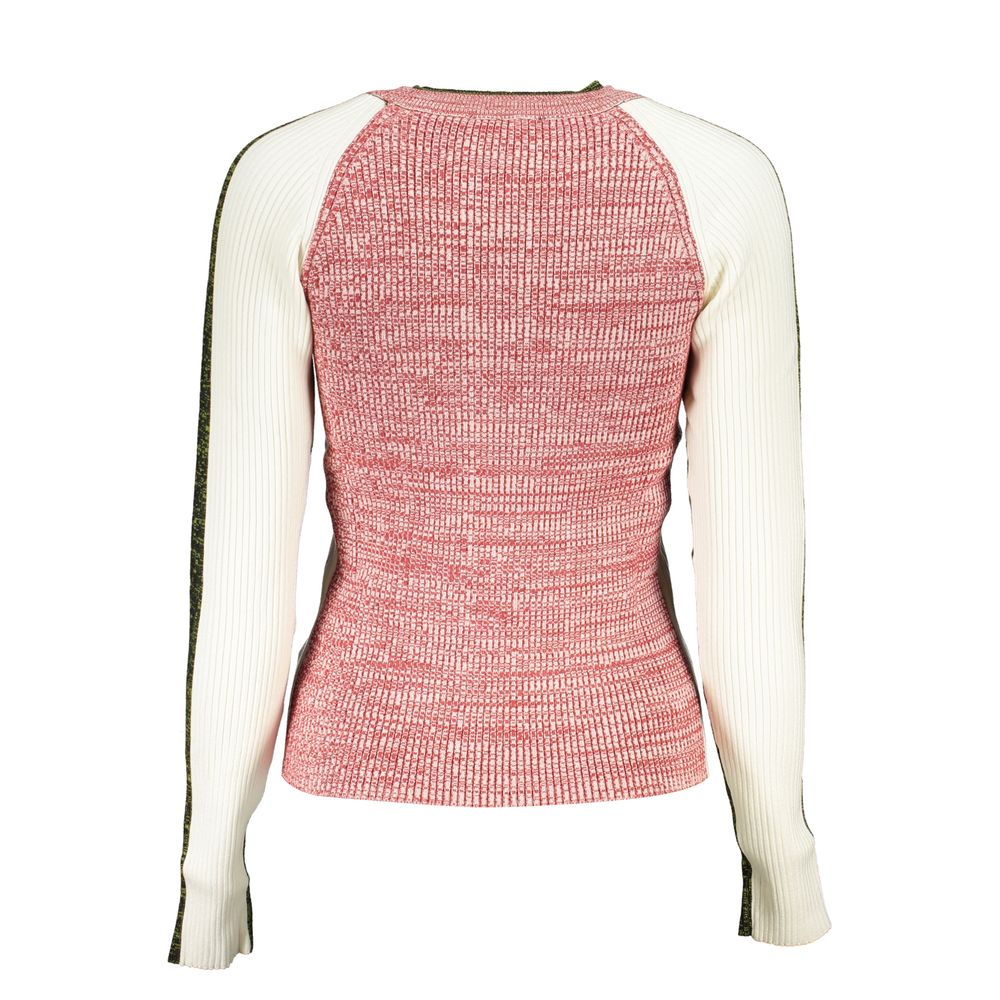 Weißer Polyesterpullover