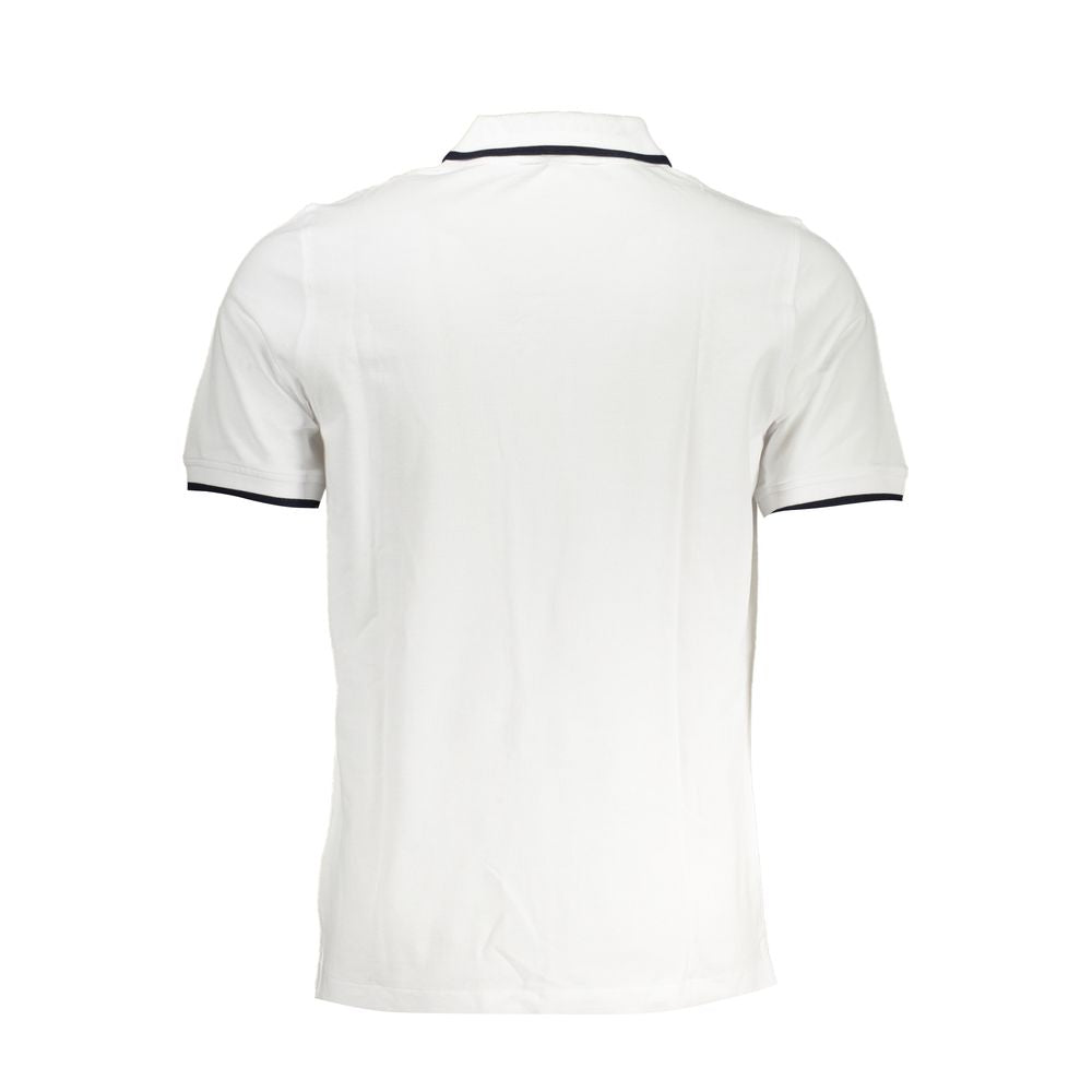 Weißes Poloshirt aus Baumwolle