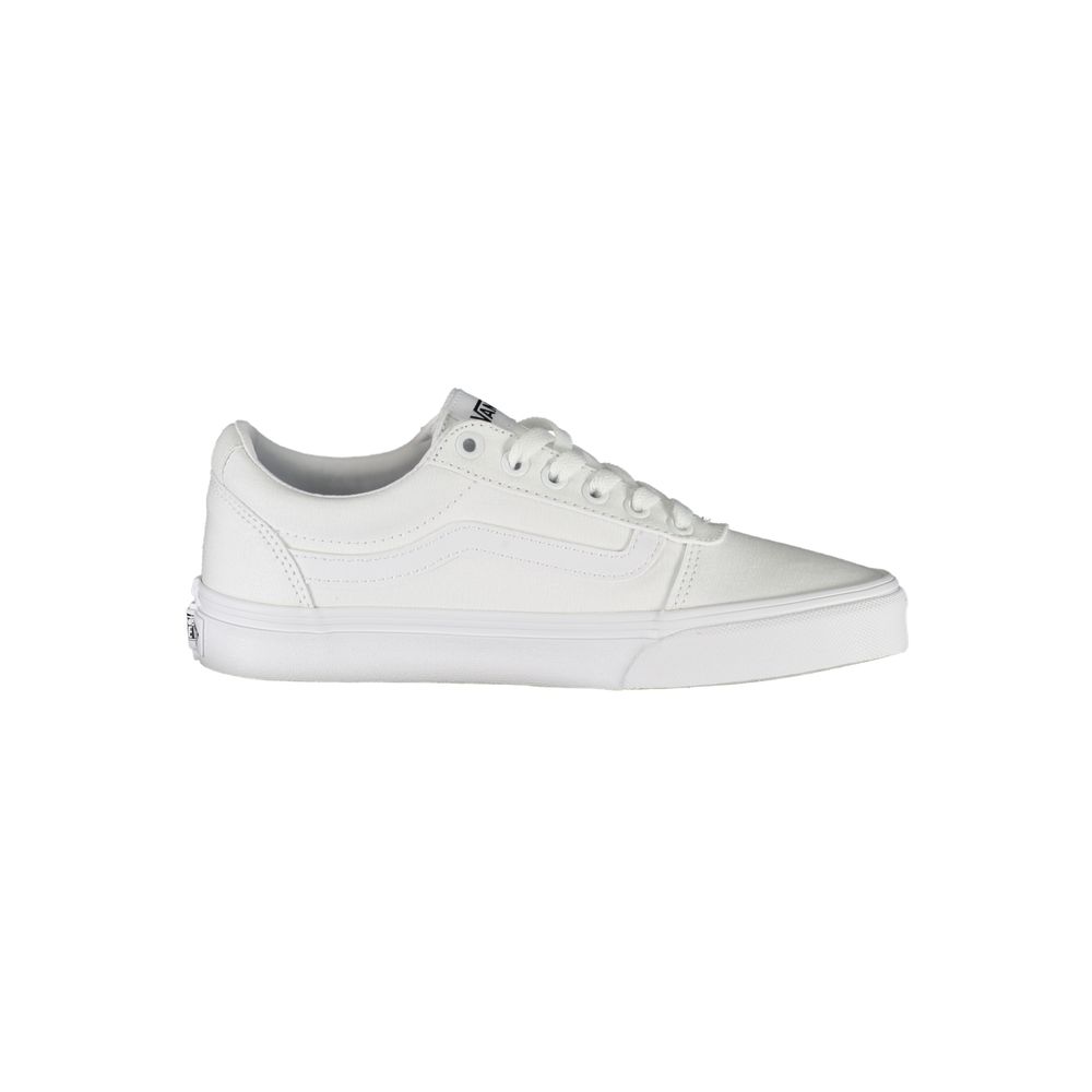 Weißer Polyester-Sneaker