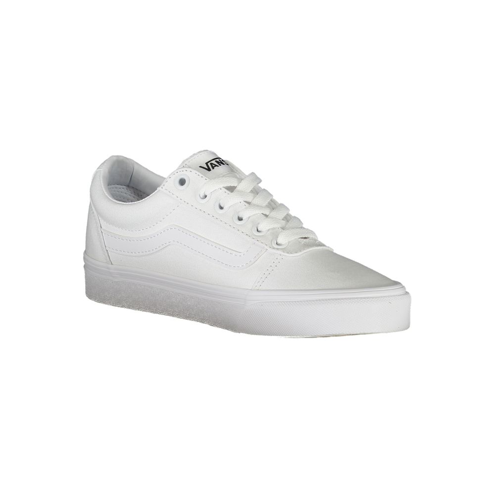 Weißer Polyester-Sneaker