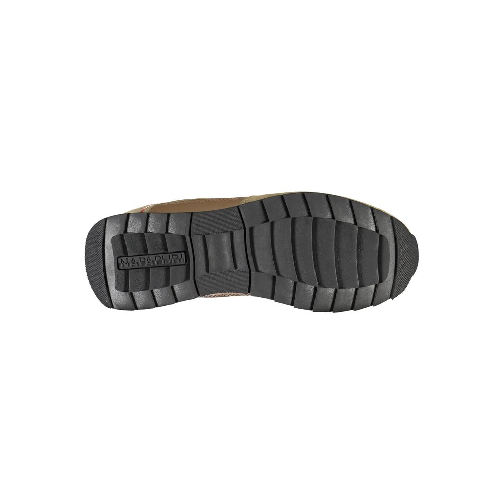 Beigefarbener Polyester-Sneaker
