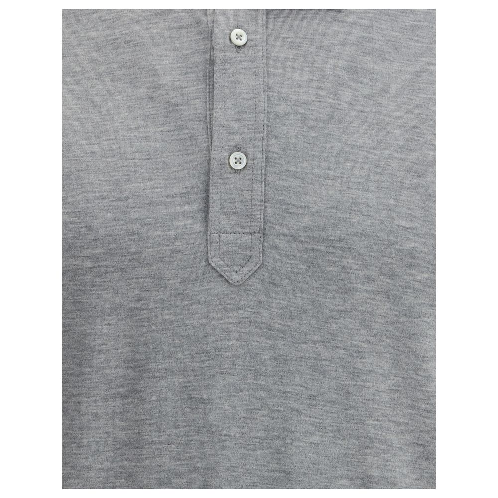 Seiden-Poloshirt