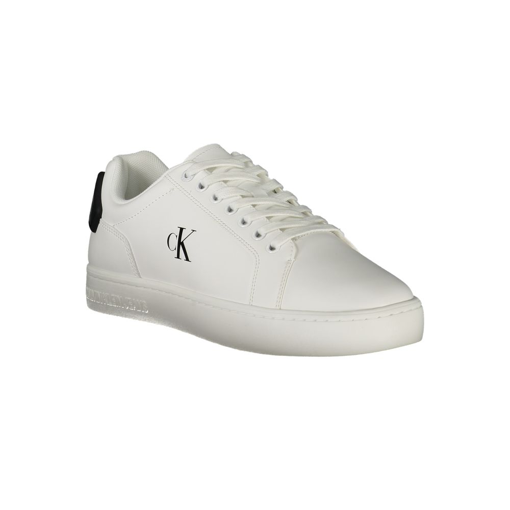 Weiße Leder Herren Sneaker
