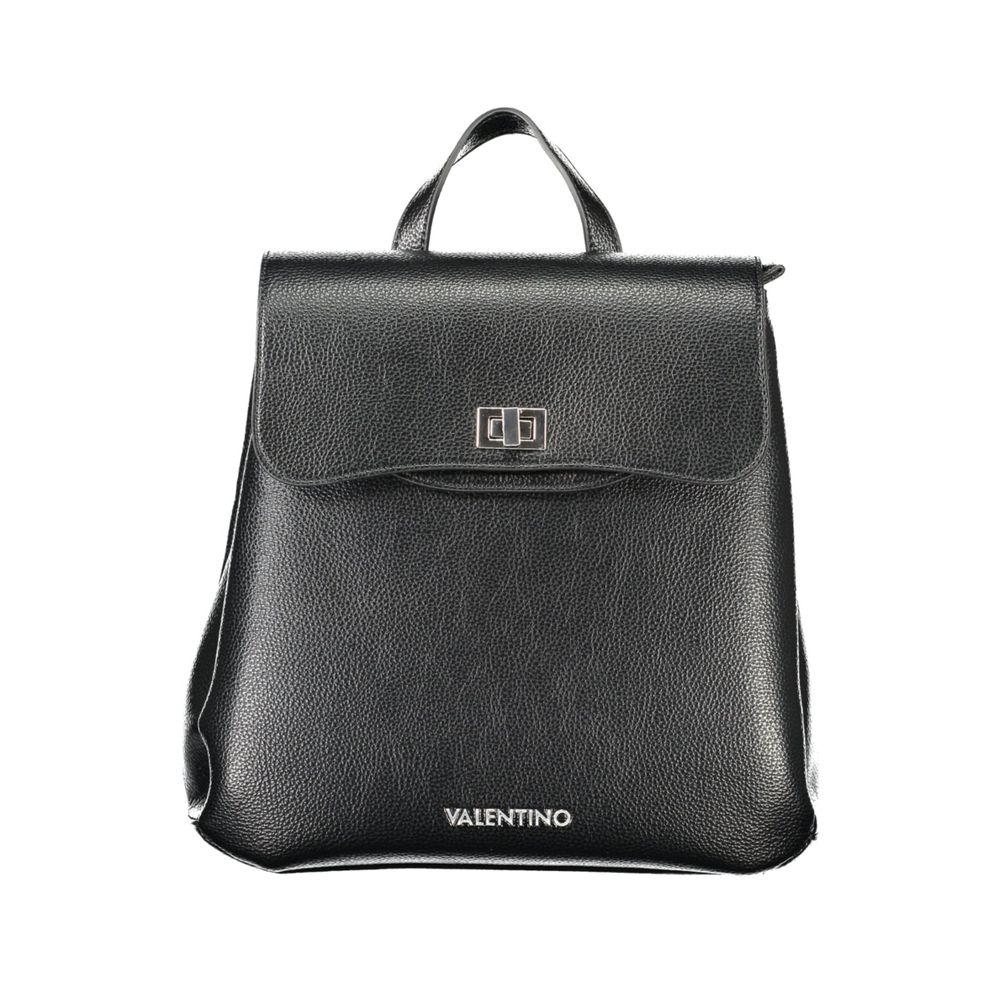 Schwarzer Polyethylen-Rucksack für Damen