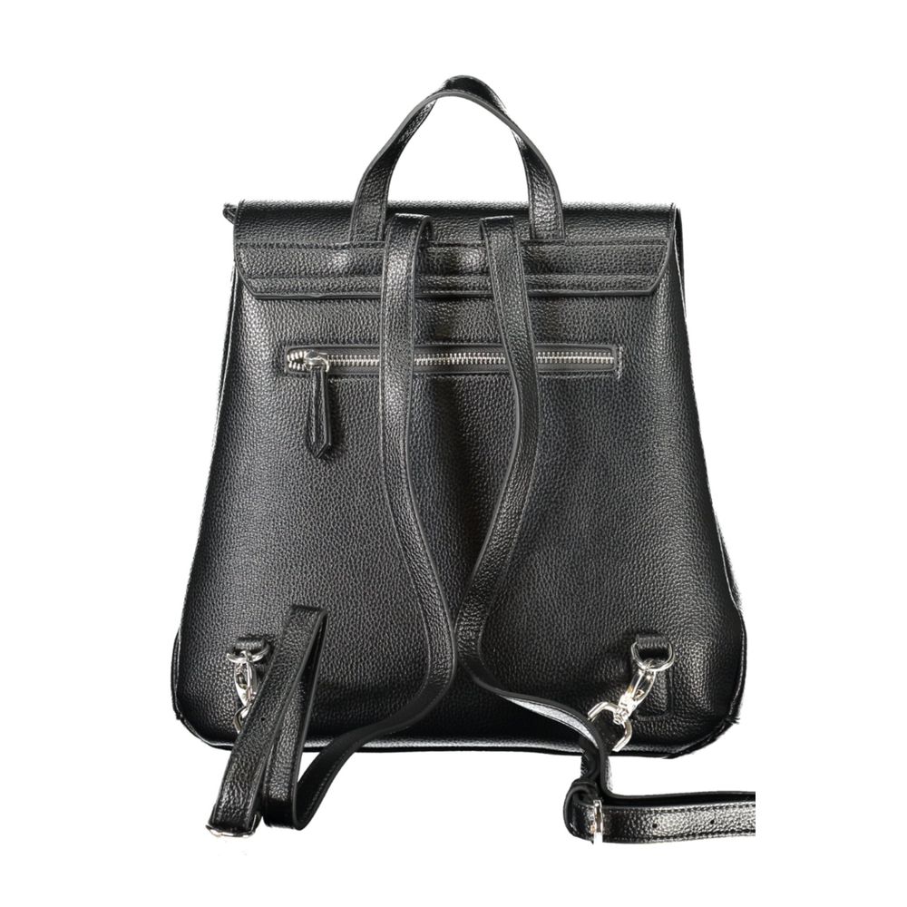 Schwarzer Polyethylen-Rucksack für Damen