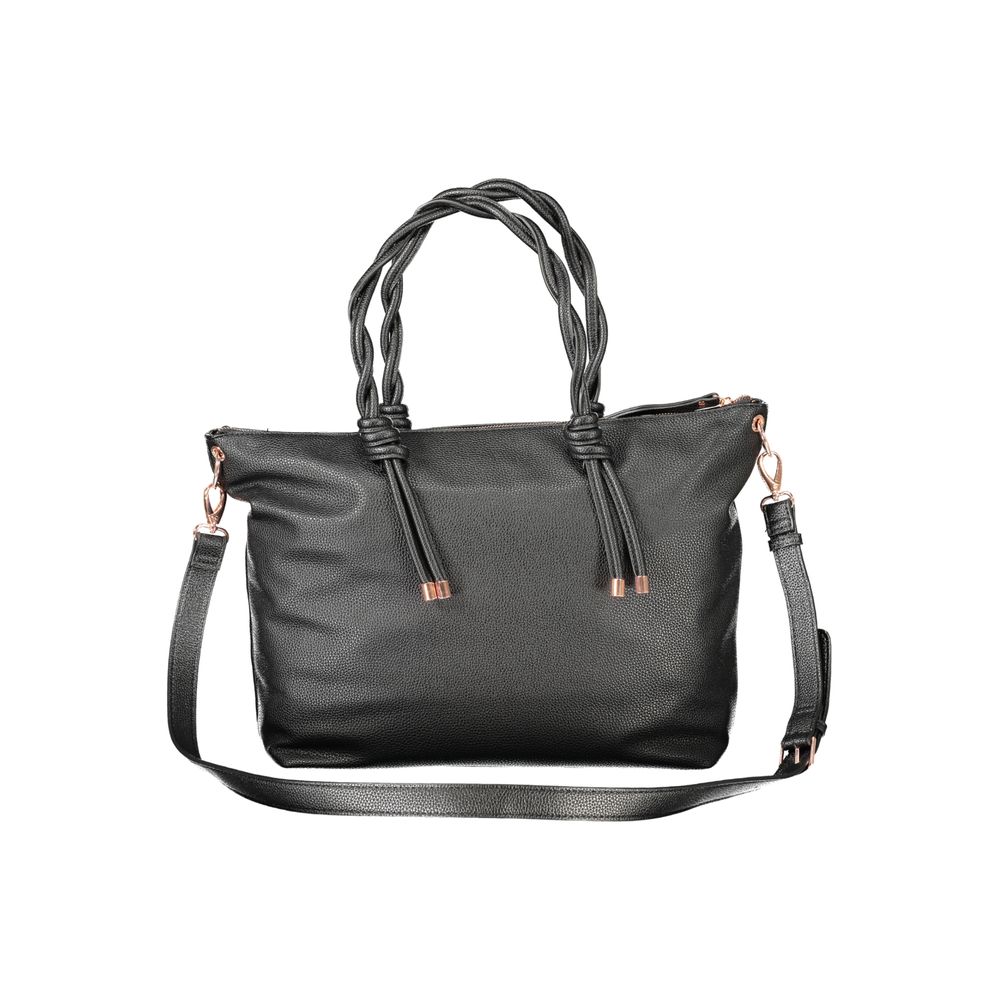 Schwarze Polyethylen Damenhandtasche