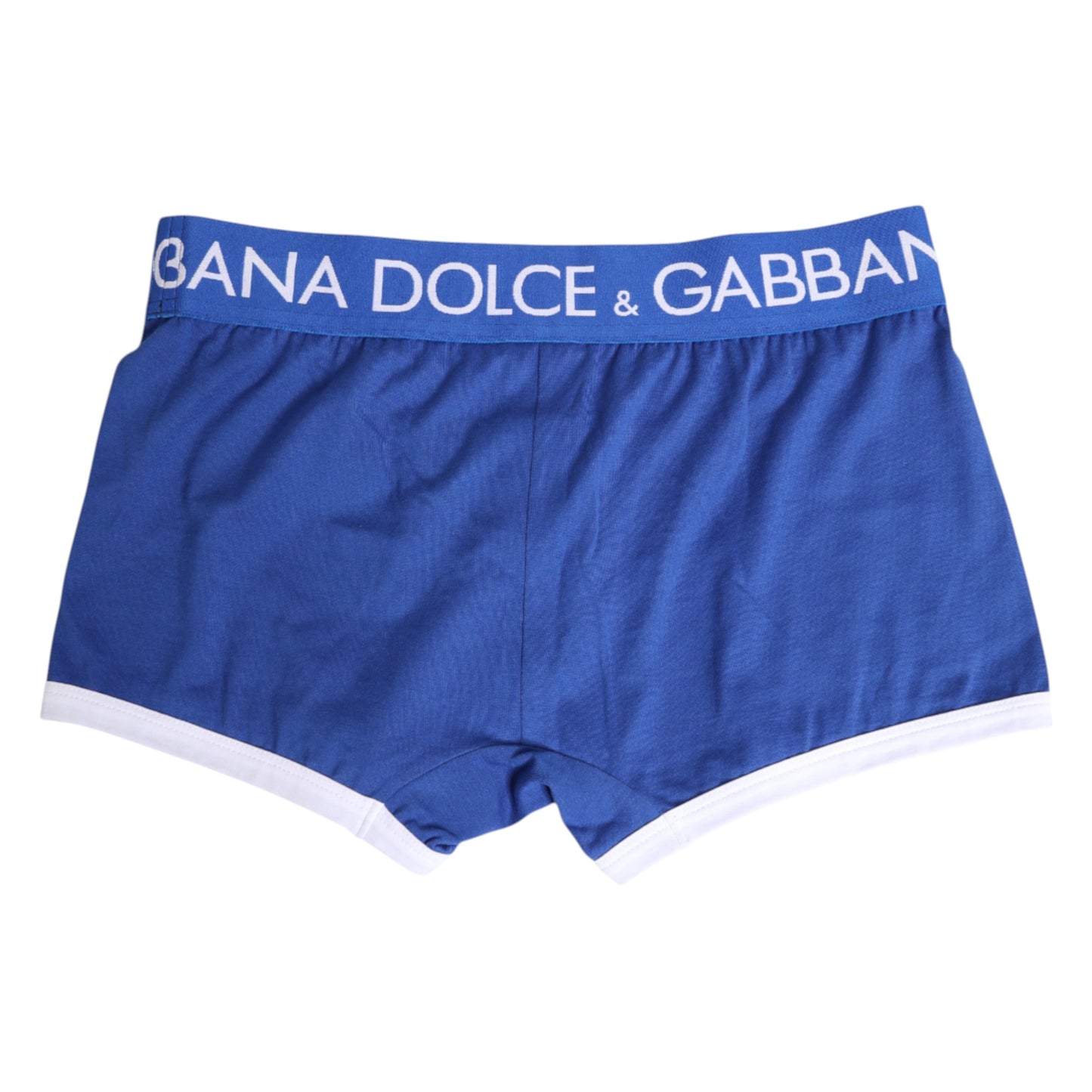Blaue Boxershorts aus Baumwollstretch in normaler Passform
