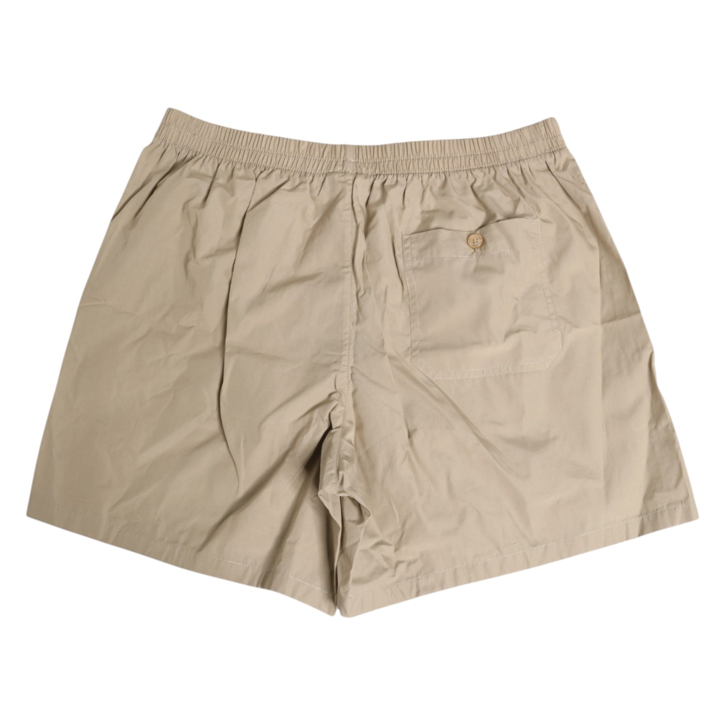 Beigefarbene Boxershorts aus Baumwolle in regulärer Passform