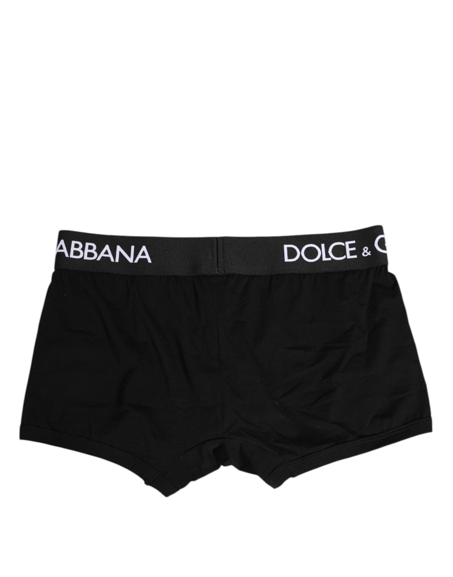 Schwarze Boxershorts aus Baumwollstretch in normaler Passform