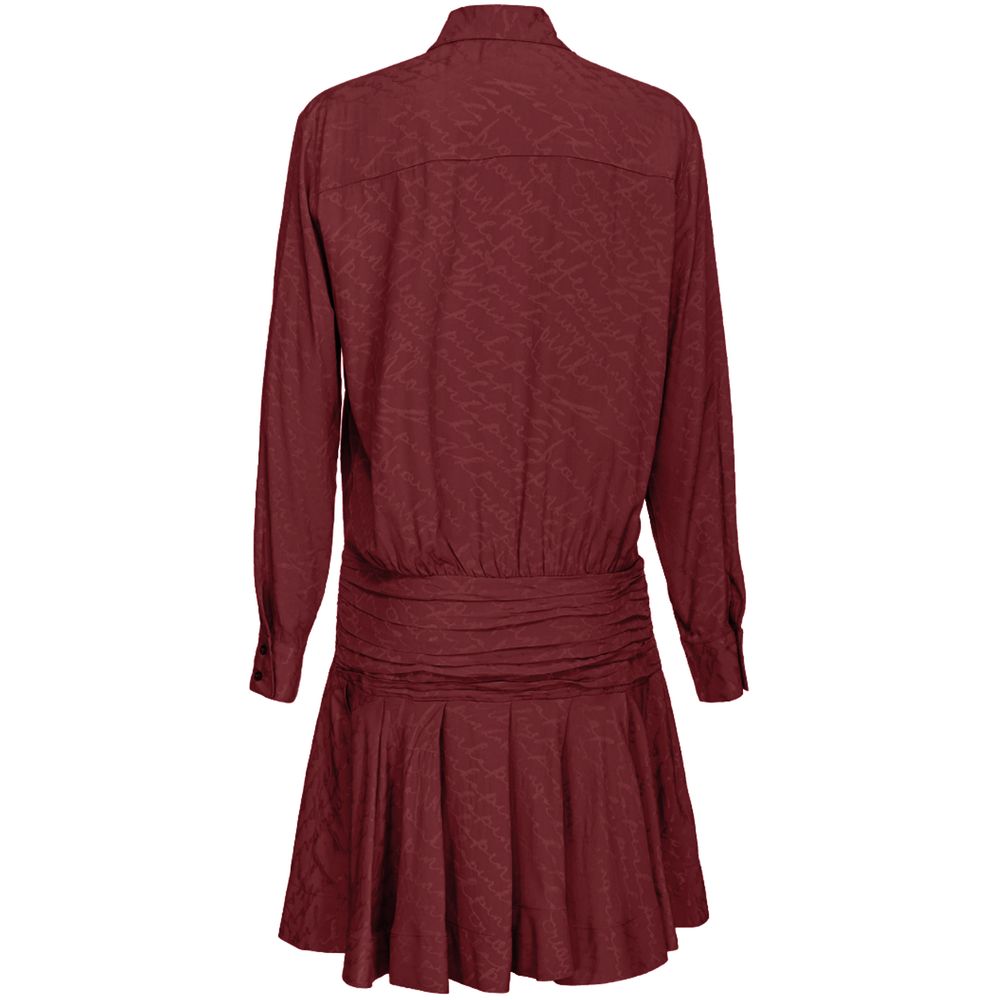 Rotes Seidenkleid für Damen