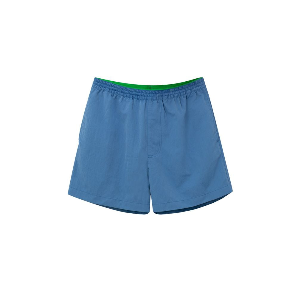 Blaue Badeshorts aus Polyamid
