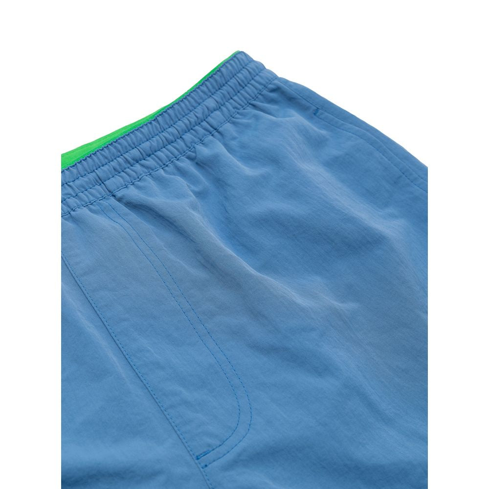 Blaue Badeshorts aus Polyamid