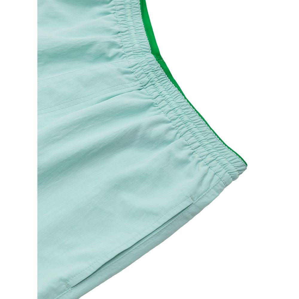 Türkise Badeshorts aus Polyamid