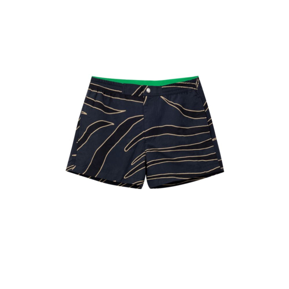 Blaue Badeshorts aus Polyamid