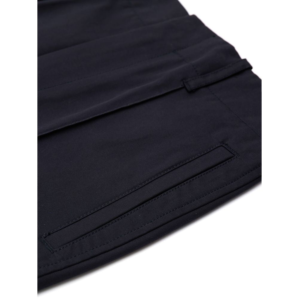 Marineblaue Baumwollhose