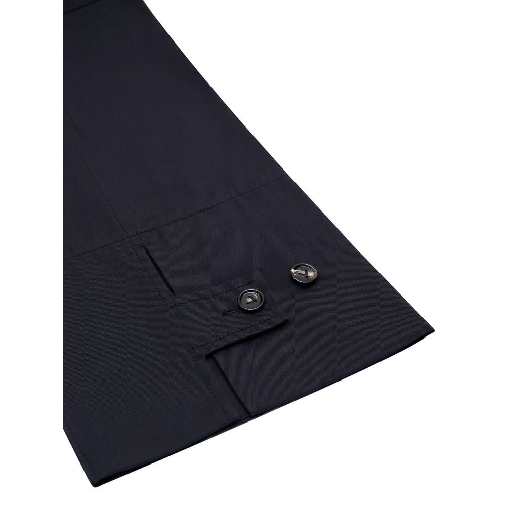 Marineblaue Baumwollhose
