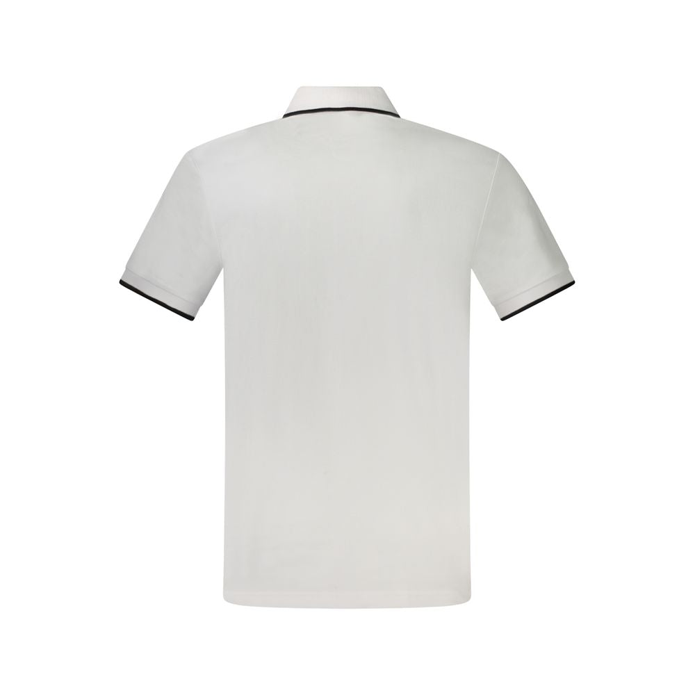 Weißes Poloshirt aus Baumwolle