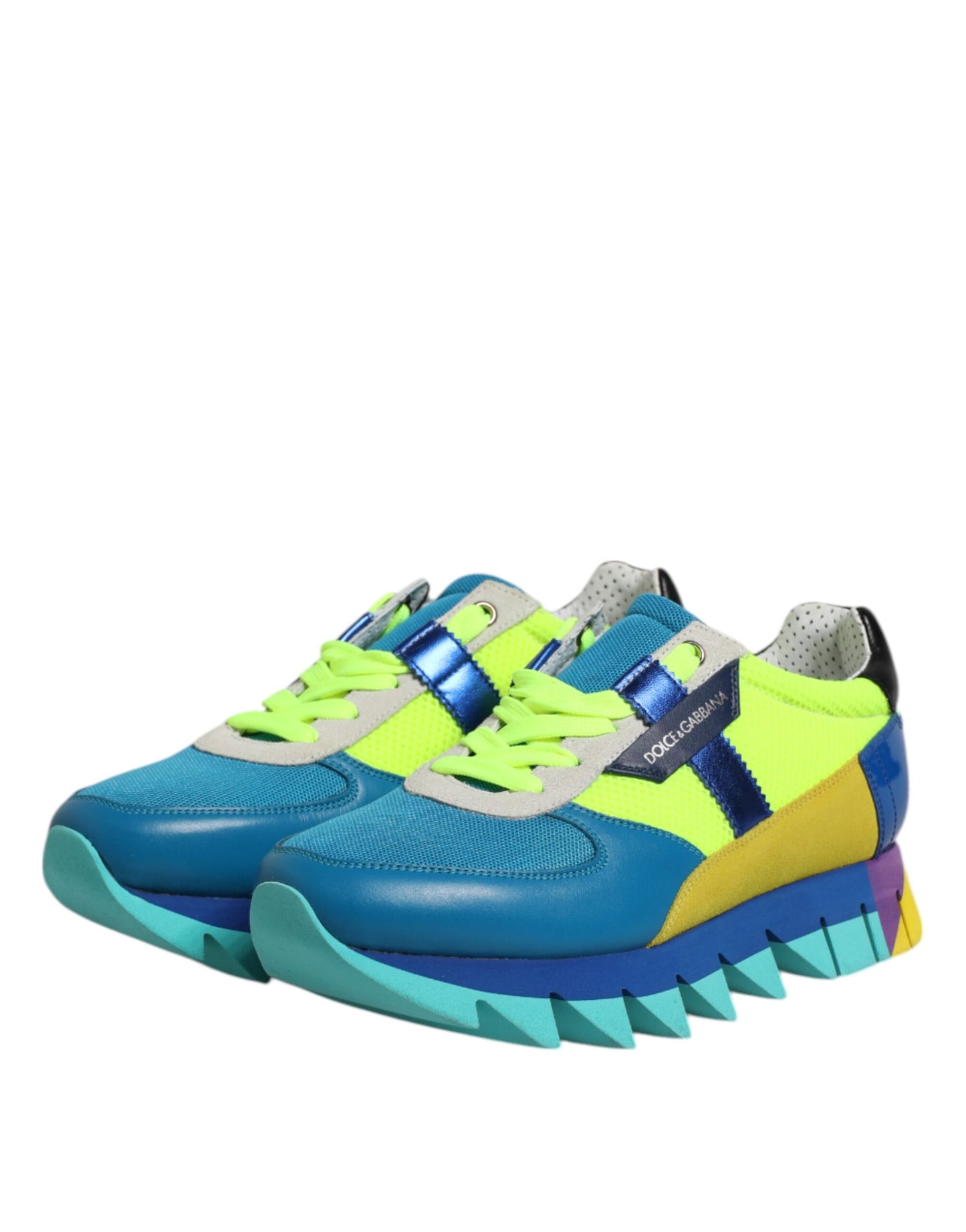 Mehrfarbige Leder Low Top Herren Sneakers Schuhe