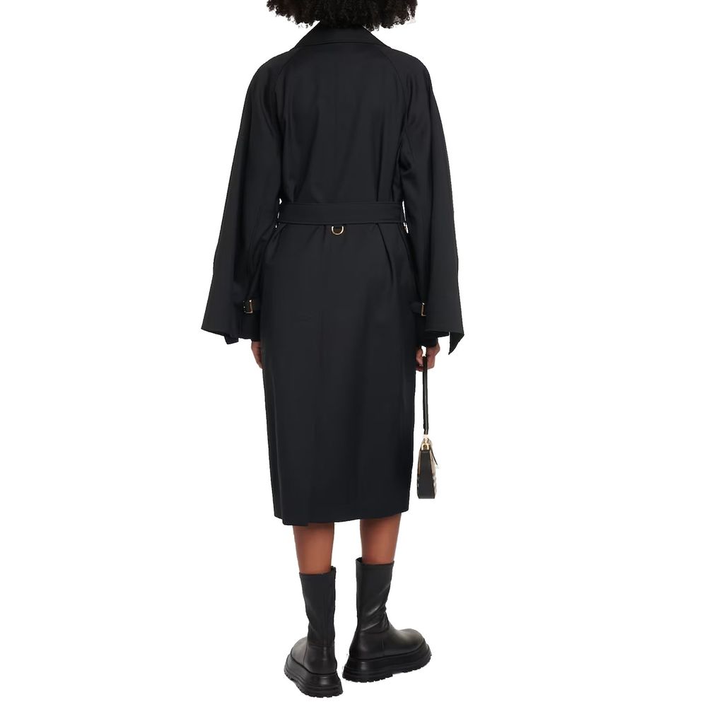 Trenchcoat aus Wollmischung