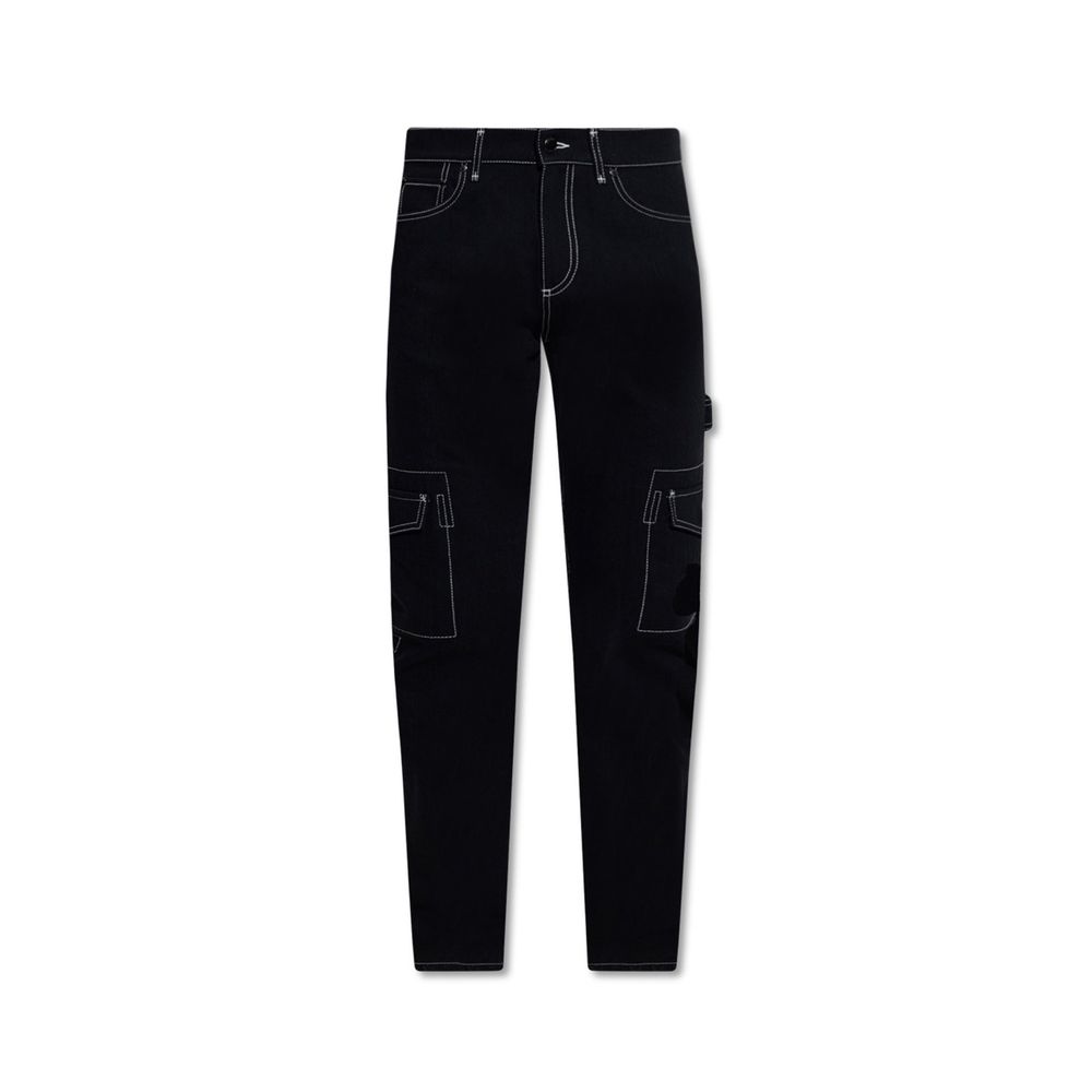 Denim-Cargohose