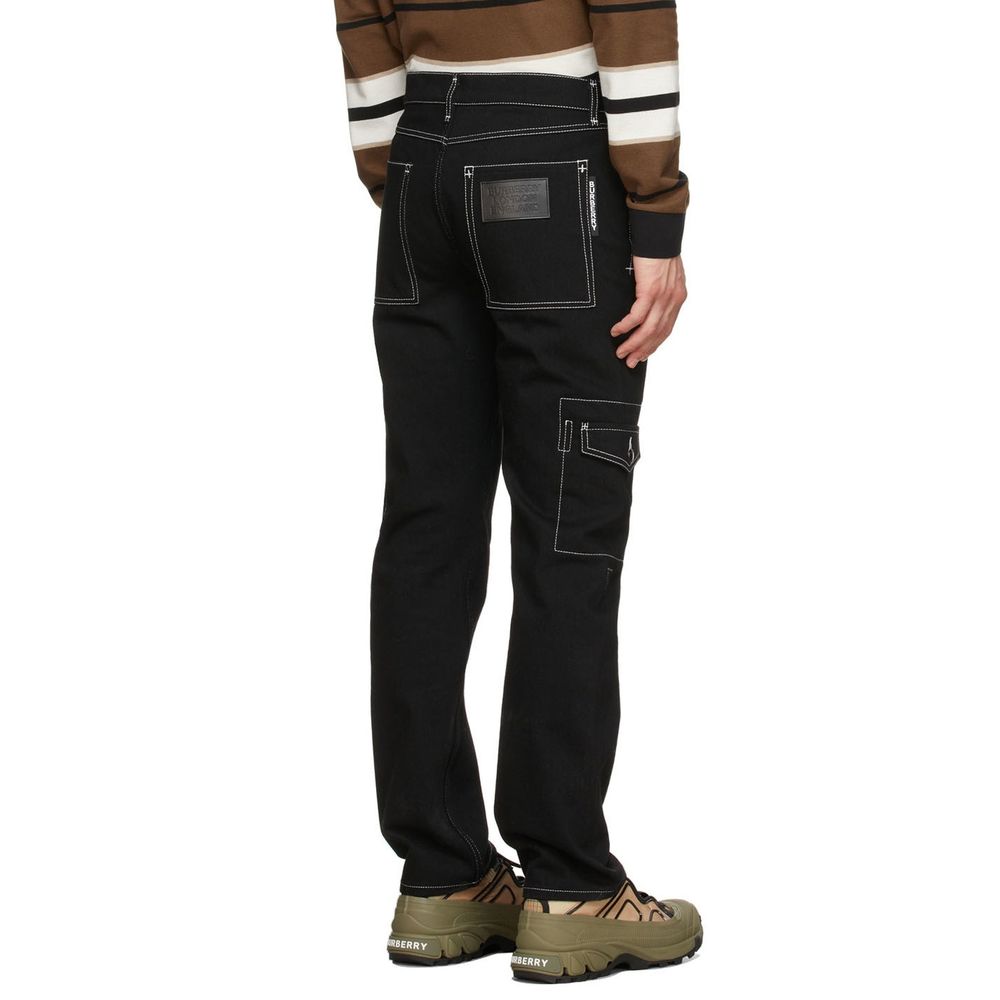 Denim-Cargohose