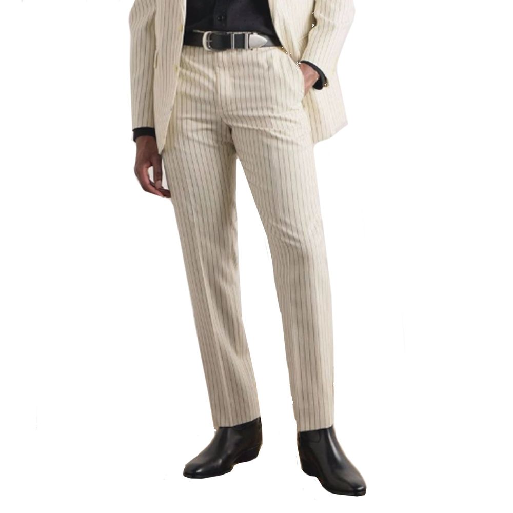 Gestreifte Wollhose