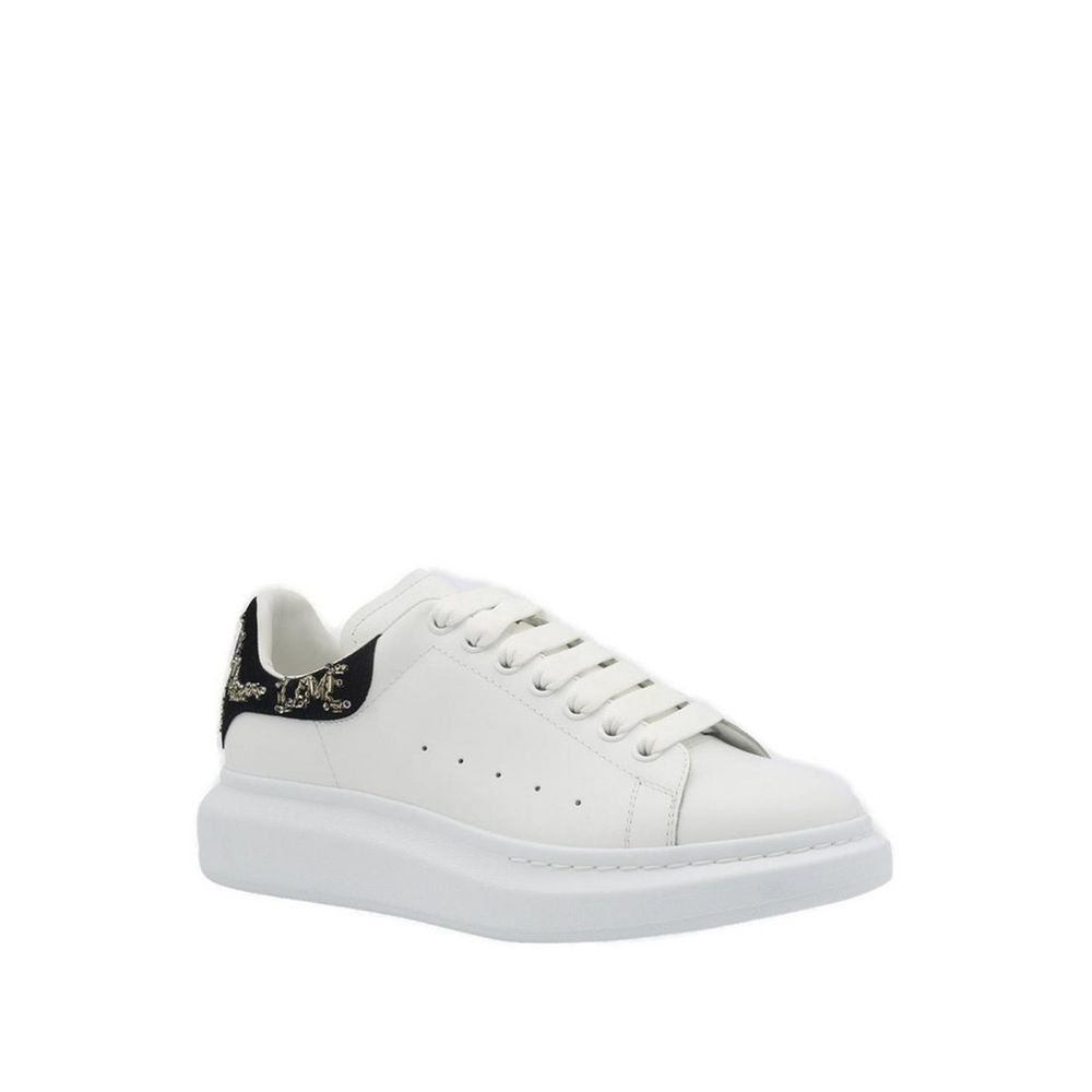 Übergroße Leder-Sneakers