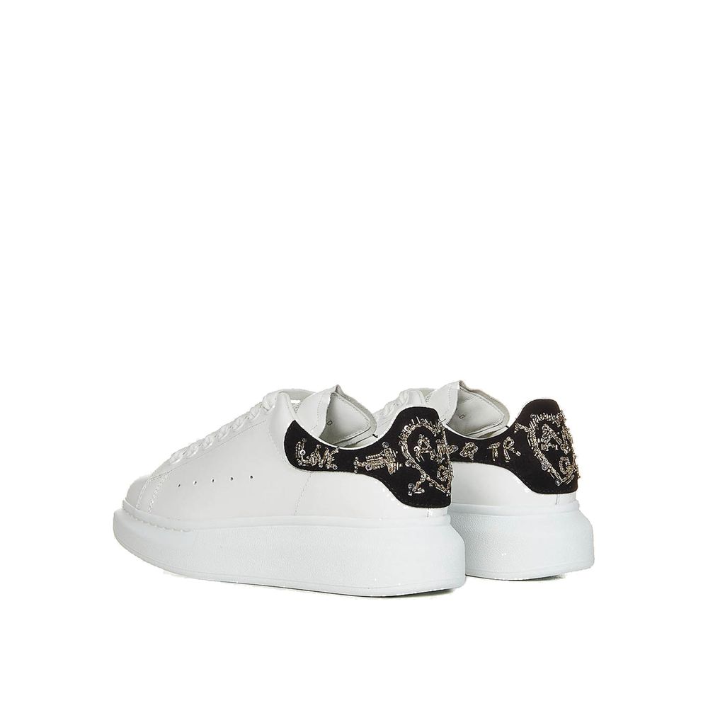 Übergroße Leder-Sneakers