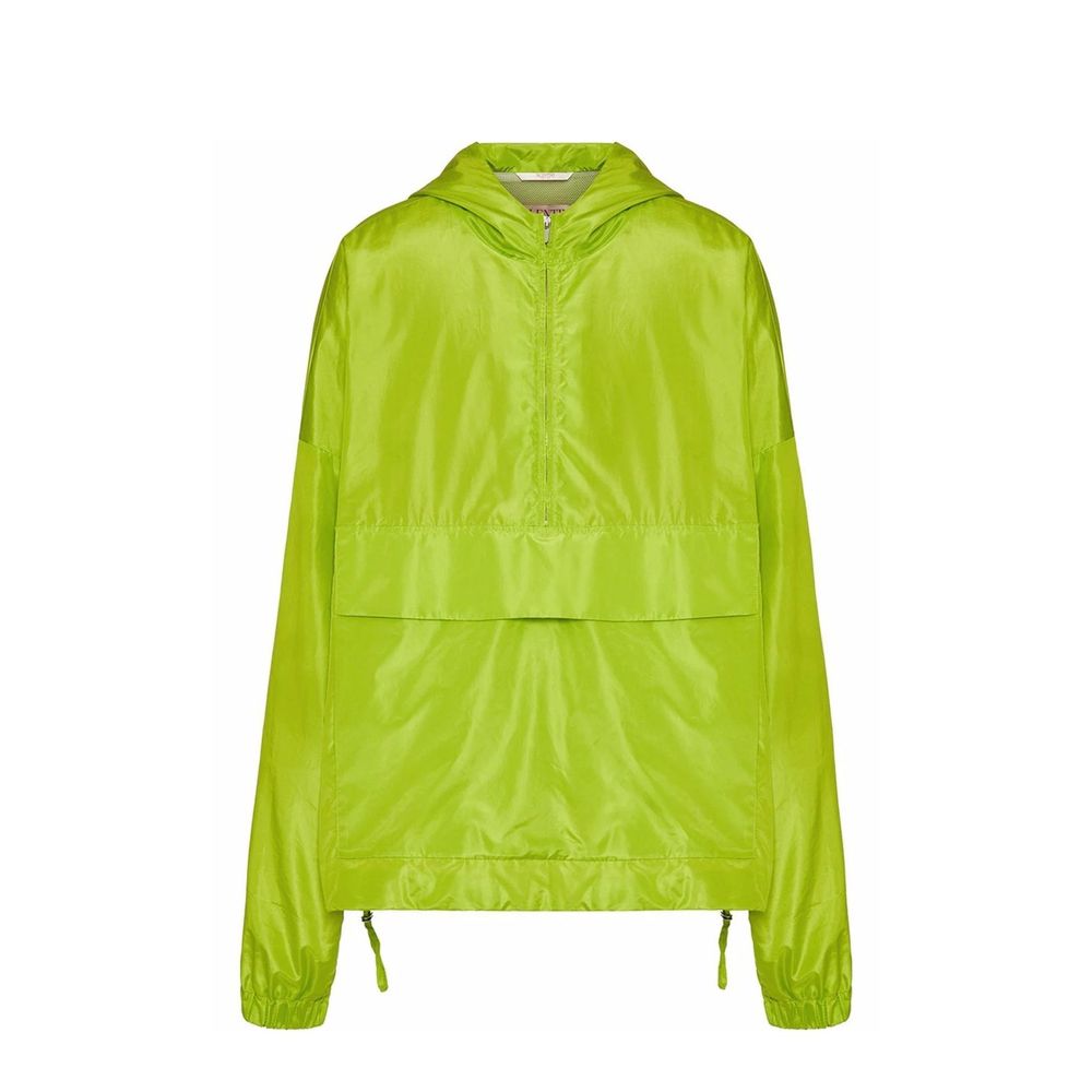 Übergroße Anorak-Neonjacke