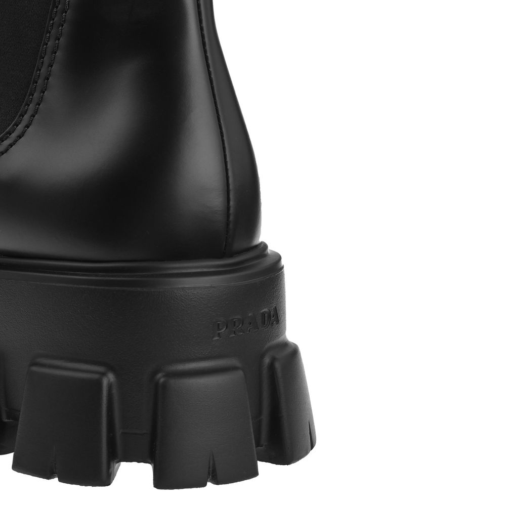 Monolith Ankle Boots aus Leder
