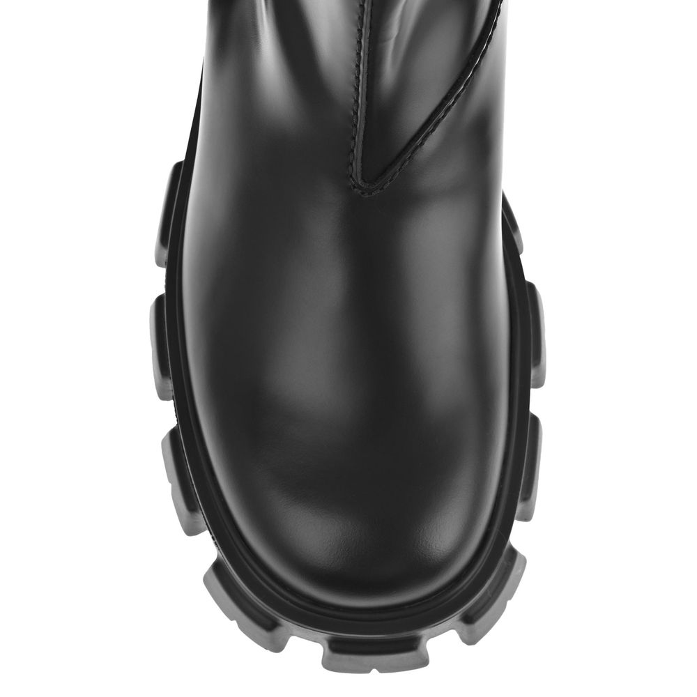 Monolith Ankle Boots aus Leder