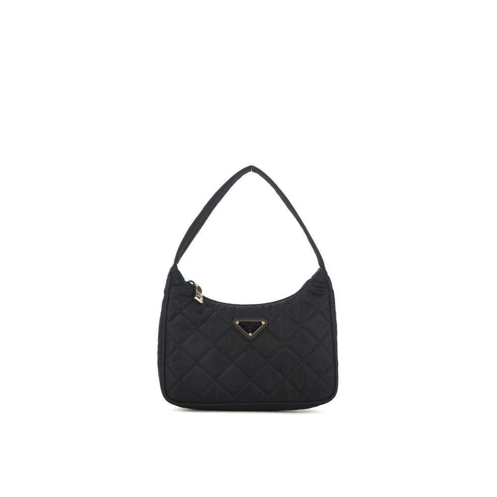 Gesteppte Schultertasche aus Re-Nylon