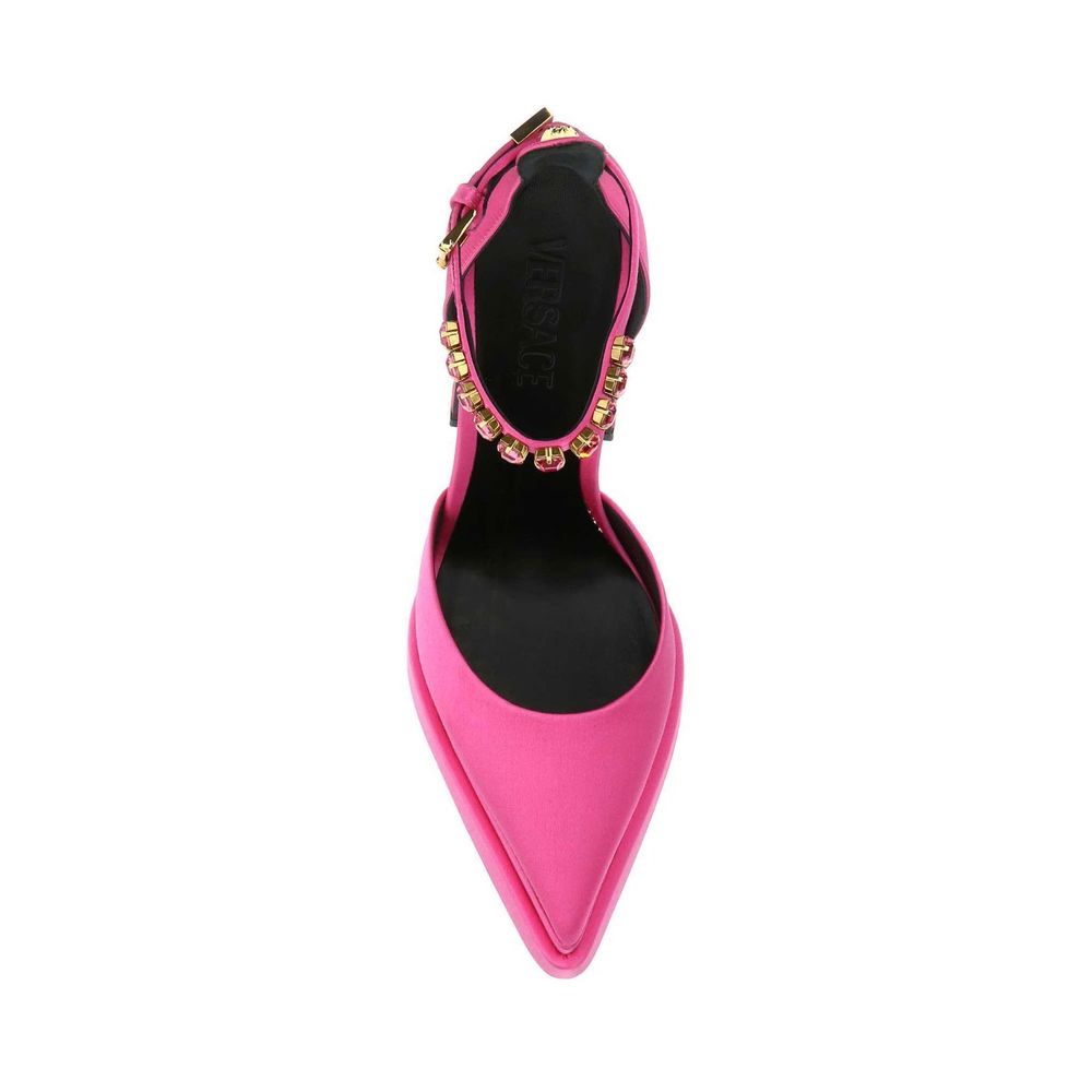 Pumps aus Seidensatin