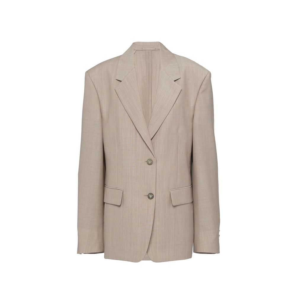 Blazerjacke aus Wolle