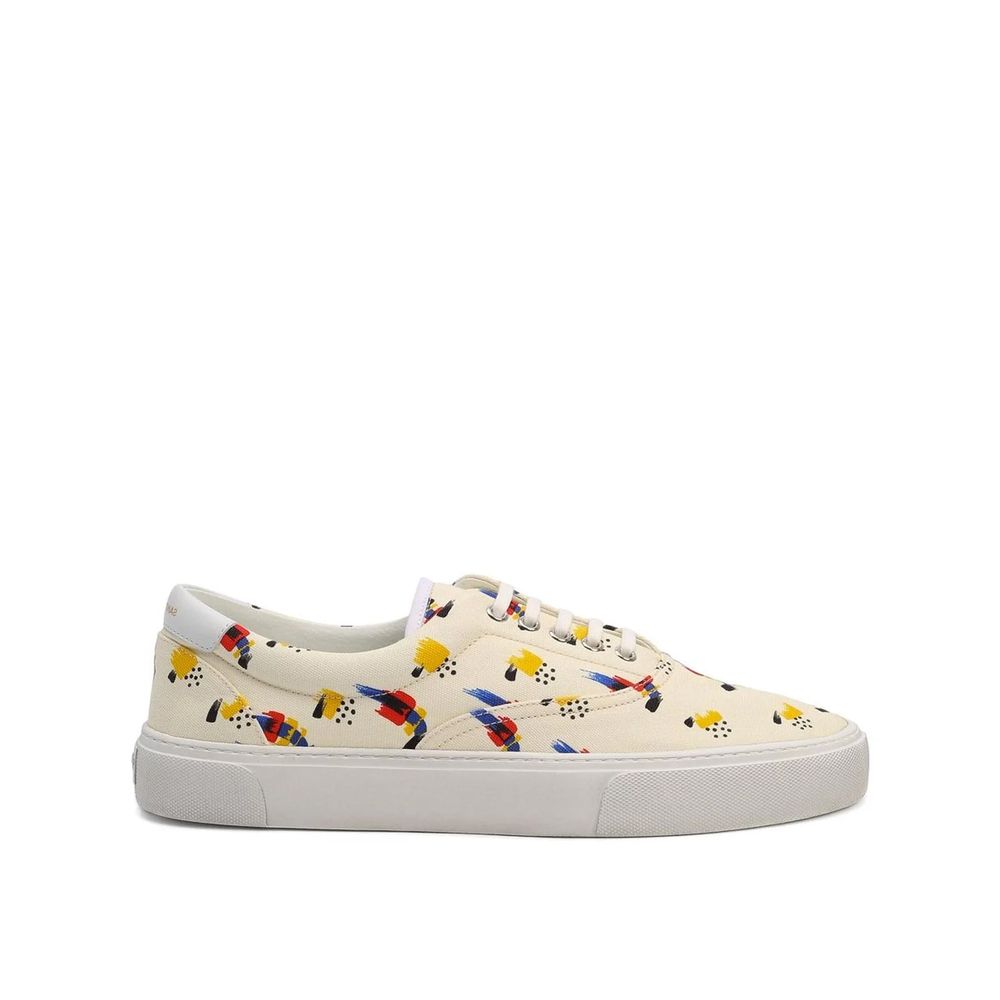 Bedruckte Canvas-Sneaker