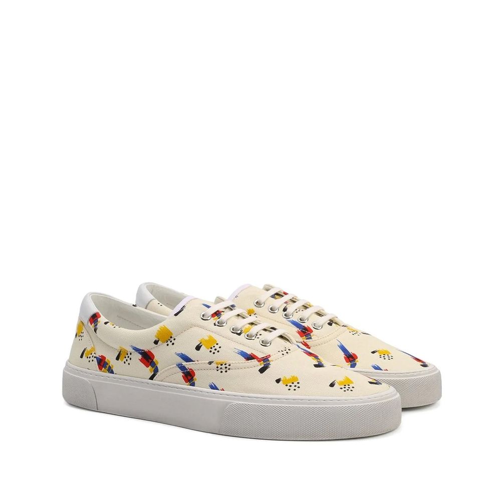 Bedruckte Canvas-Sneaker