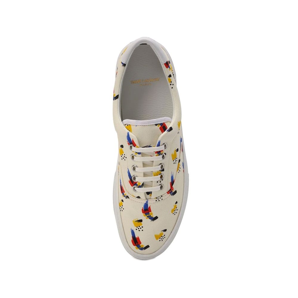 Bedruckte Canvas-Sneaker