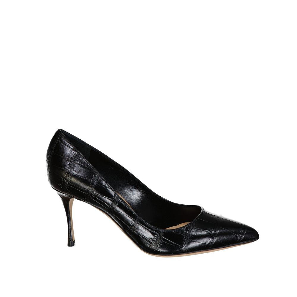Godiva 075 Pumps aus Leder mit Krokodileffekt