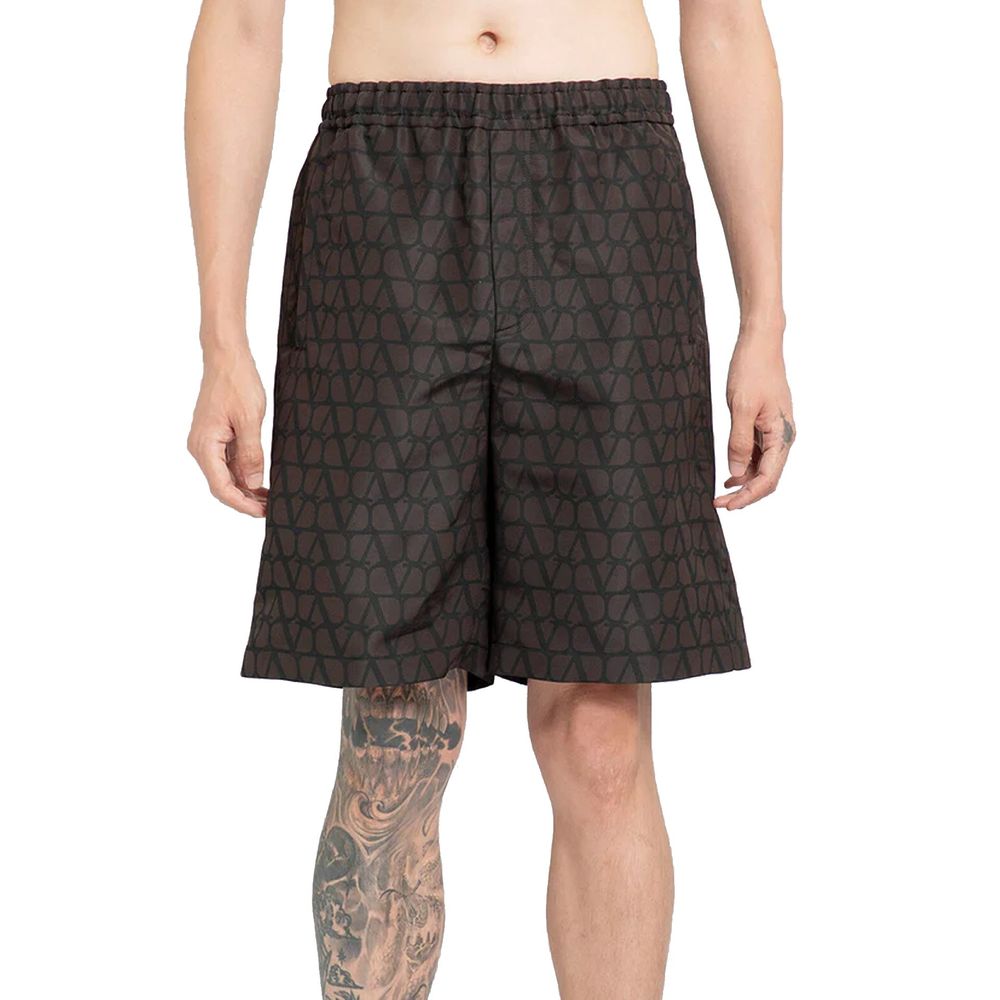 Seidenshorts mit Logo
