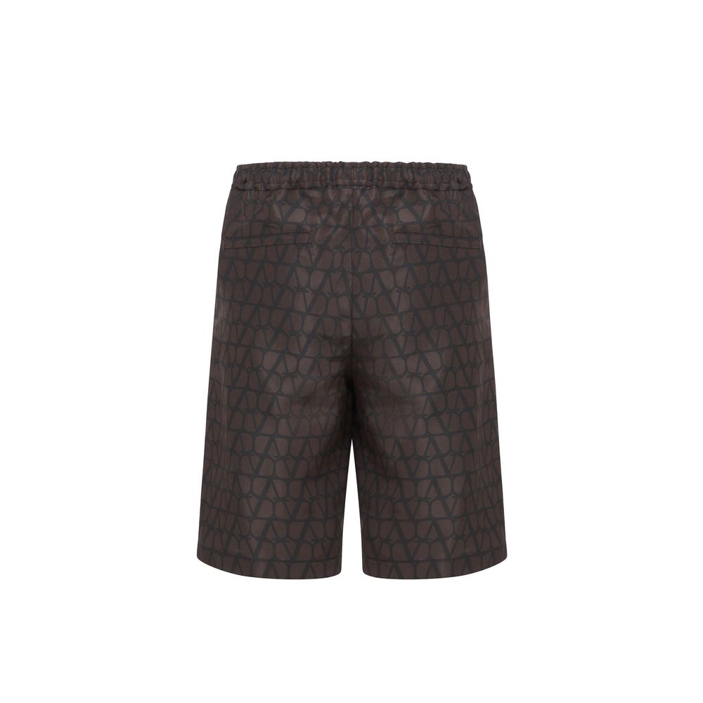 Seidenshorts mit Logo
