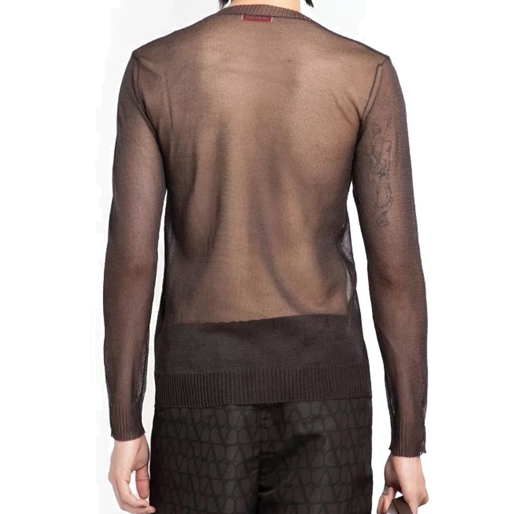 Halbtransparenter Pullover