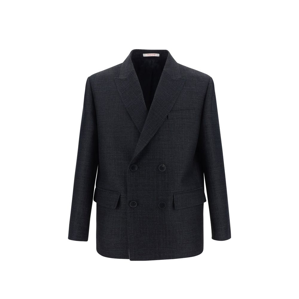 Jacke aus Wolle und Seide