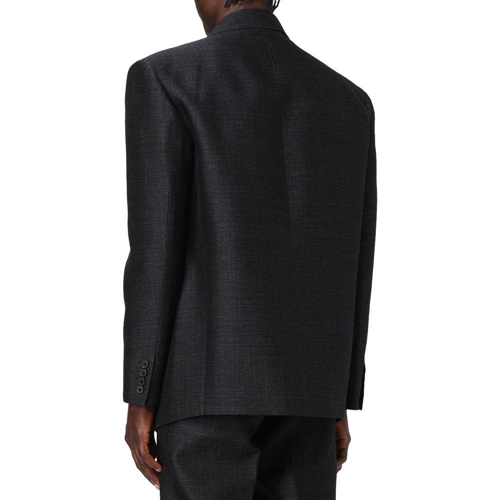 Jacke aus Wolle und Seide