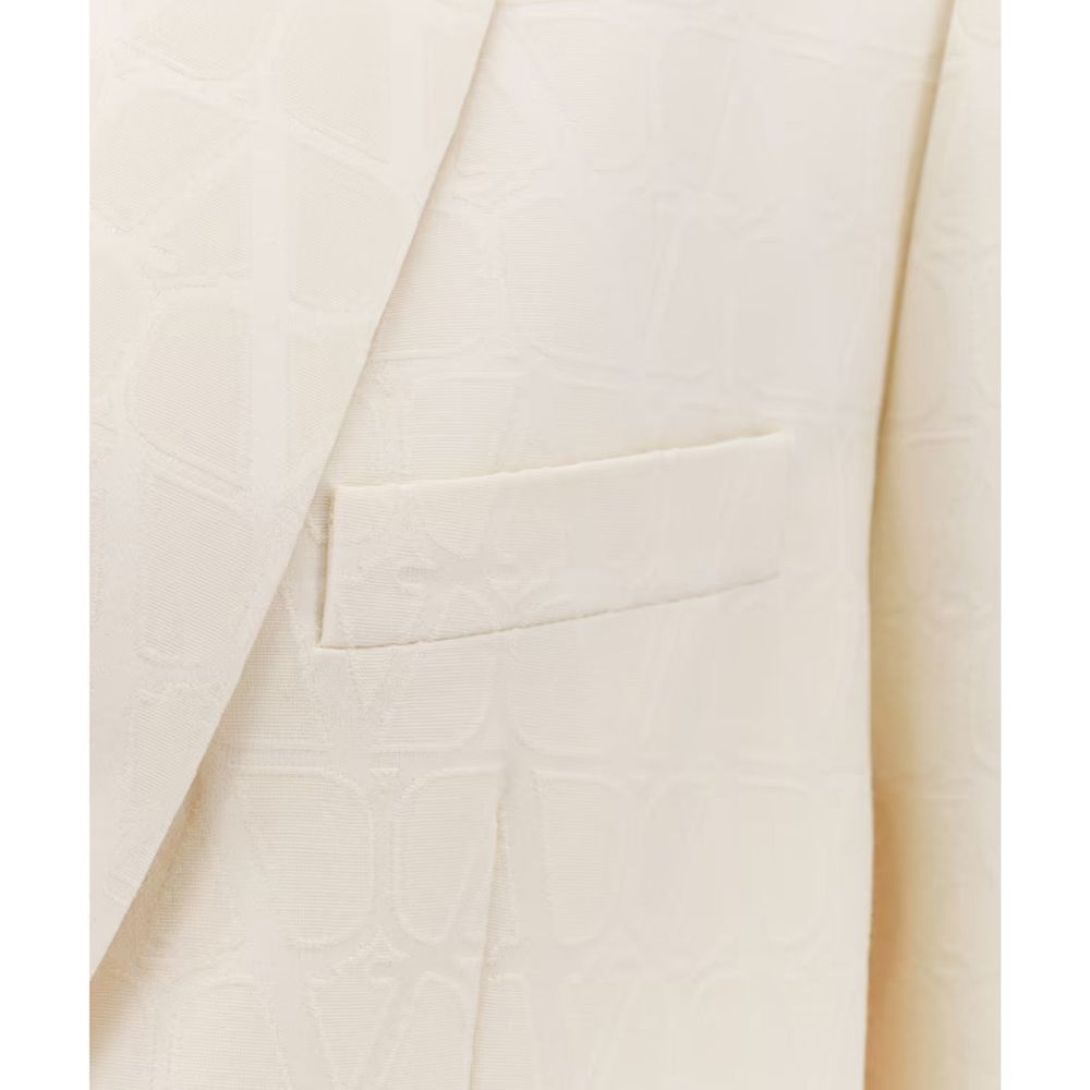 Jacke aus Woll- und Seidentoile „Iconographe“