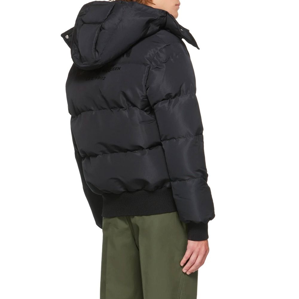 Wattierte Bomberjacke aus Wollmischung