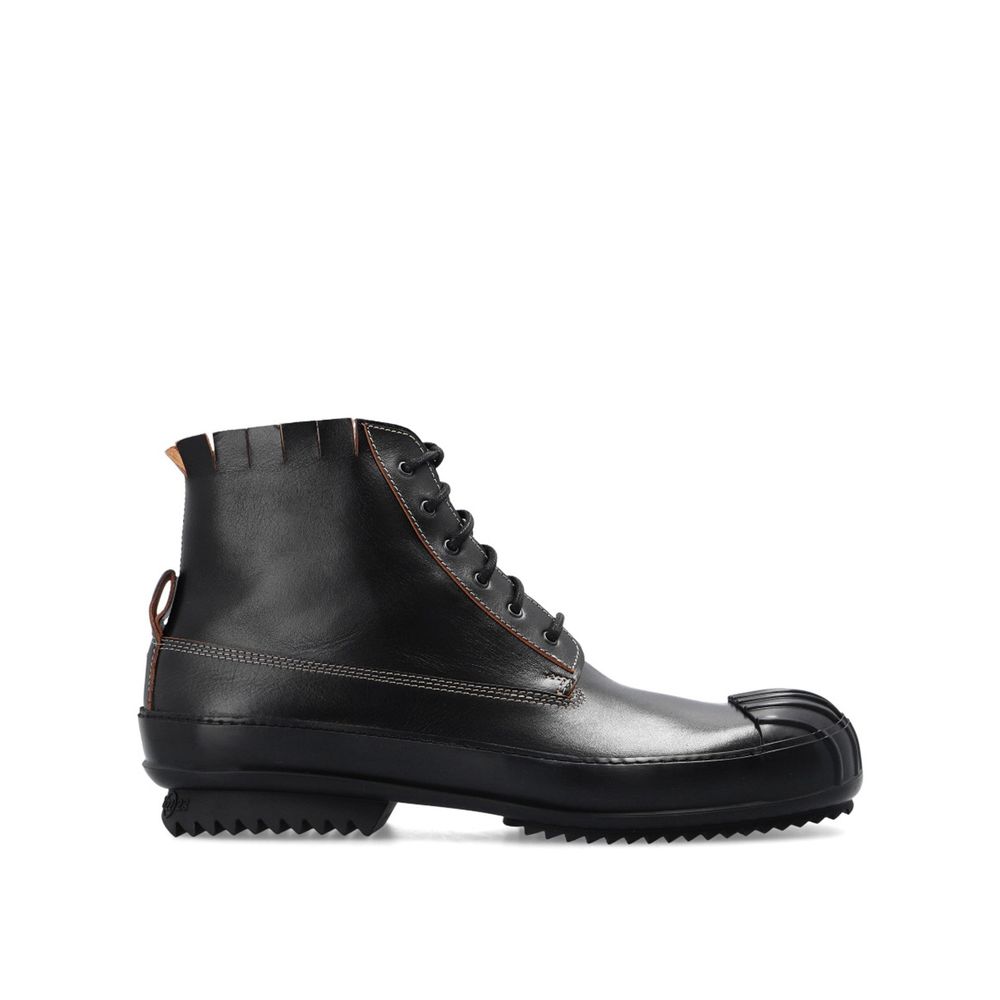 High-Top-Sneakers aus Leder