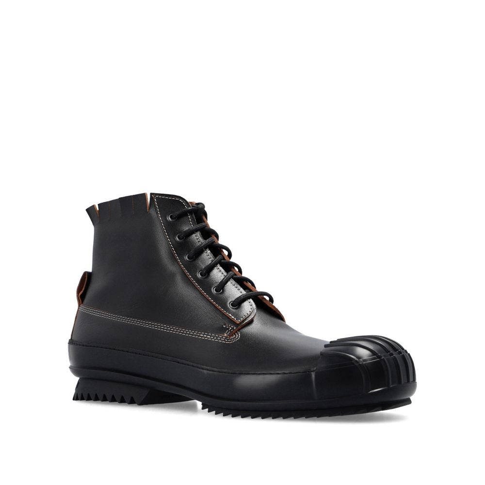 High-Top-Sneakers aus Leder
